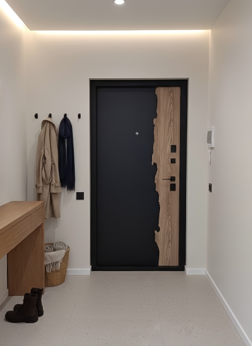 Двухцветная дверь МДФ Двухцветная дверь МДФ