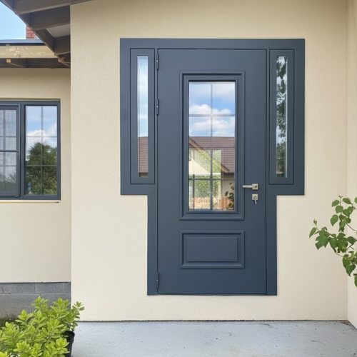 Дверь с боковыми расширениями Дверь с боковыми расширениями